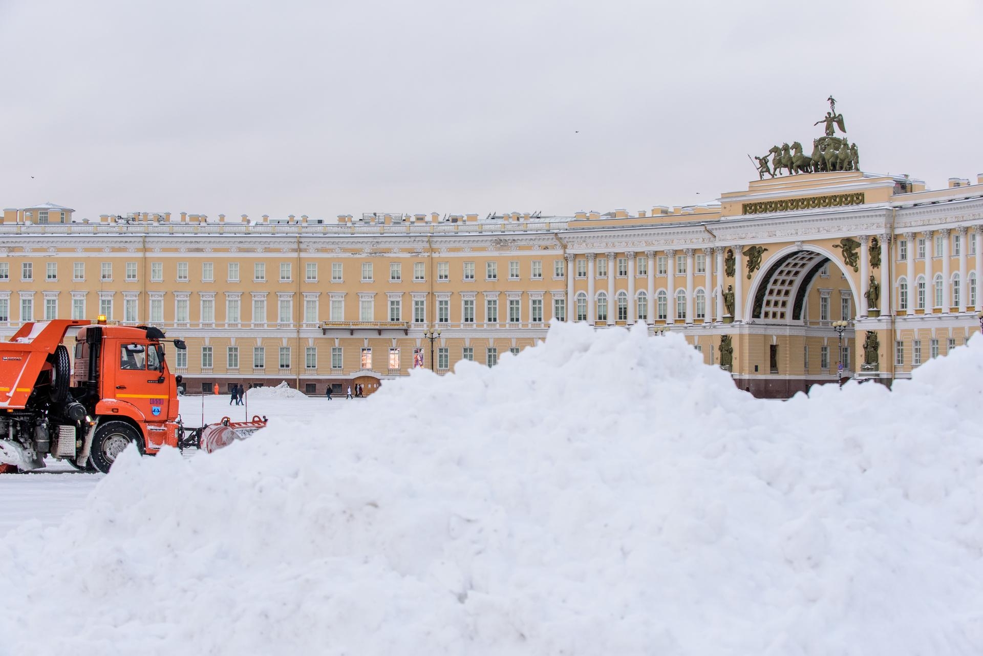 В питере снег картинки